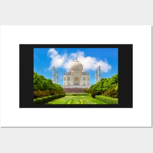 Taj Mahal from Mehtab Bagh. Posters and Art